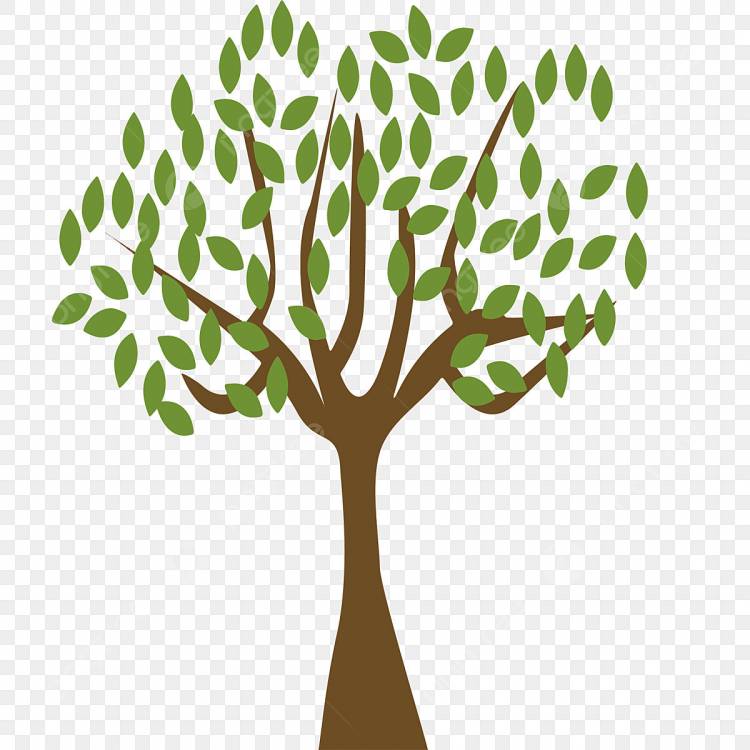 зеленый лист вектор дерево PNG , орнамент, мультфильм, дерево PNG картинки и пнг рисунок для бесплатной загрузки