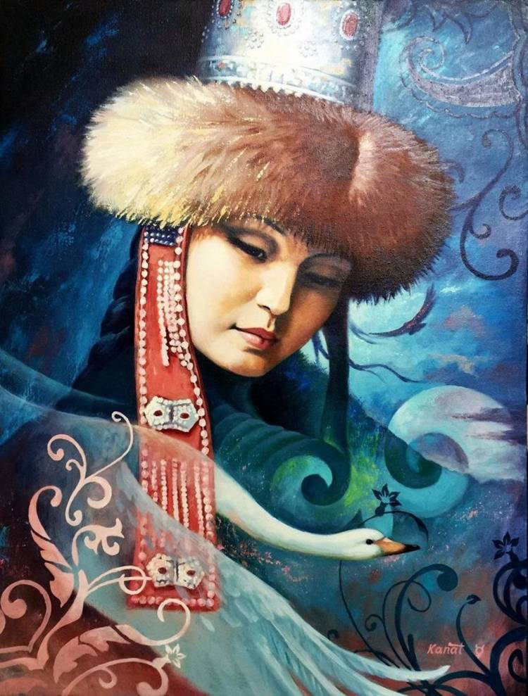 Картины в казахском стиле