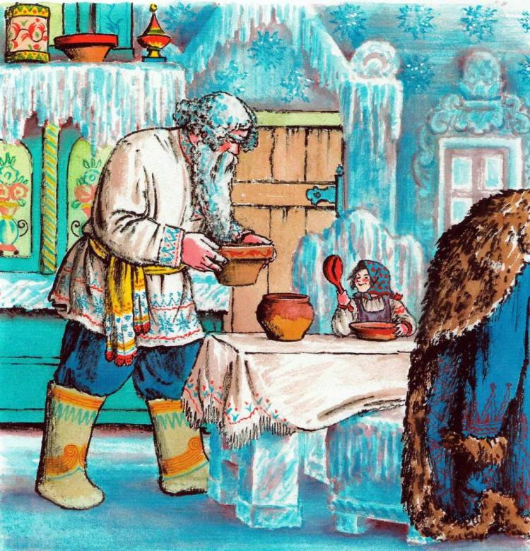 Картинки Иллюстрации к сказке мороз иванович 