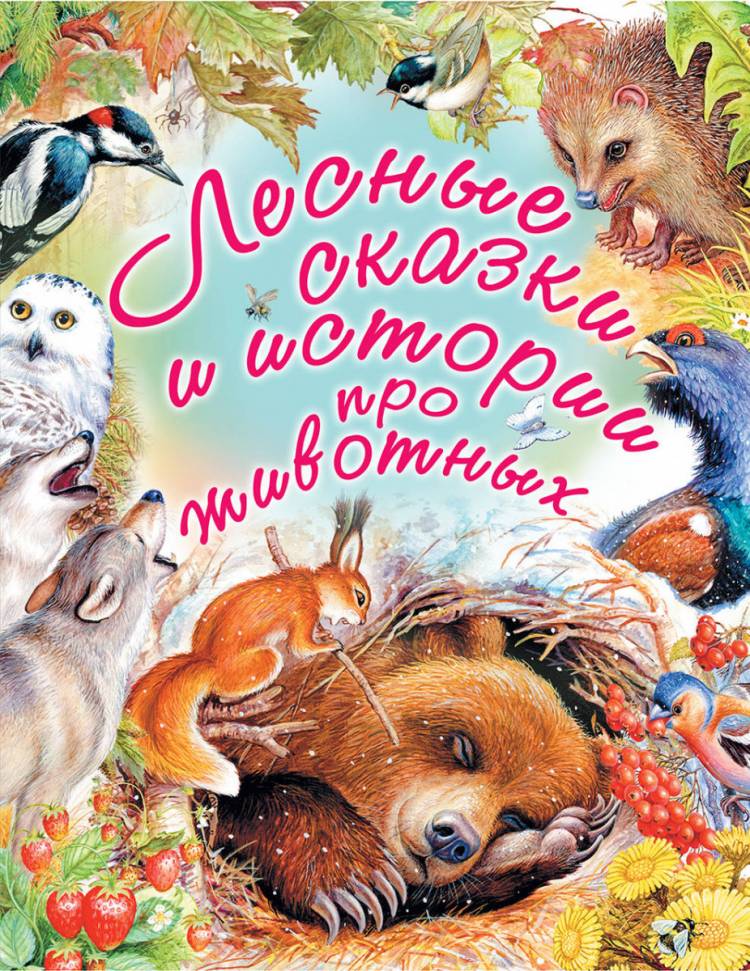 Книга лесные сказки и истории про животных