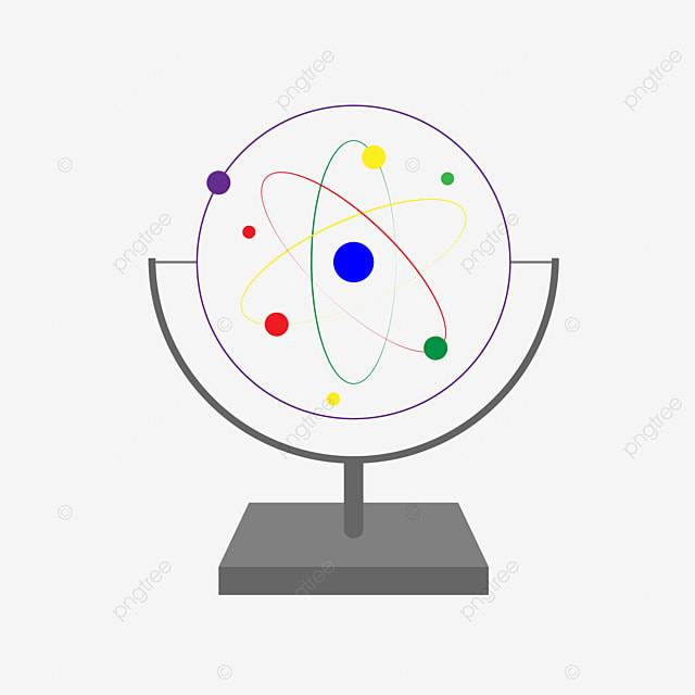 Логотип иллюстрации земного шара физики PNG , атом, Наука, физика PNG картинки и пнг рисунок для бесплатной загрузки