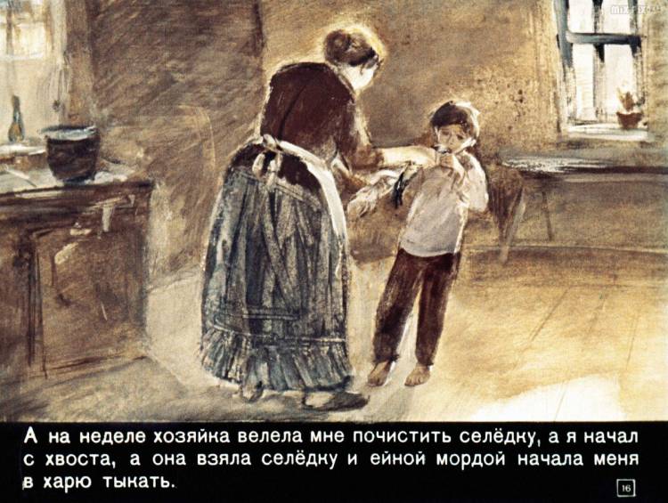 Иллюстрации к рассказу чехова ванька
