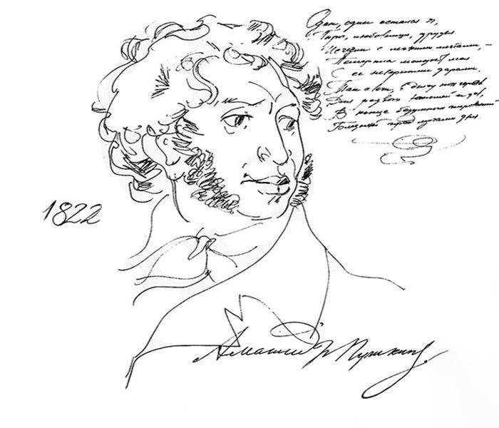 Картина Иллюстрации к Пушкину