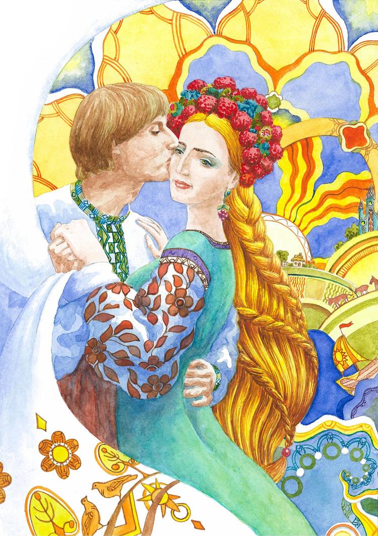 Иллюстрация Иллюстрация к украинской народной сказке