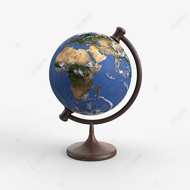 школьный мяч на прозрачном фоне маленький глобус модель земля