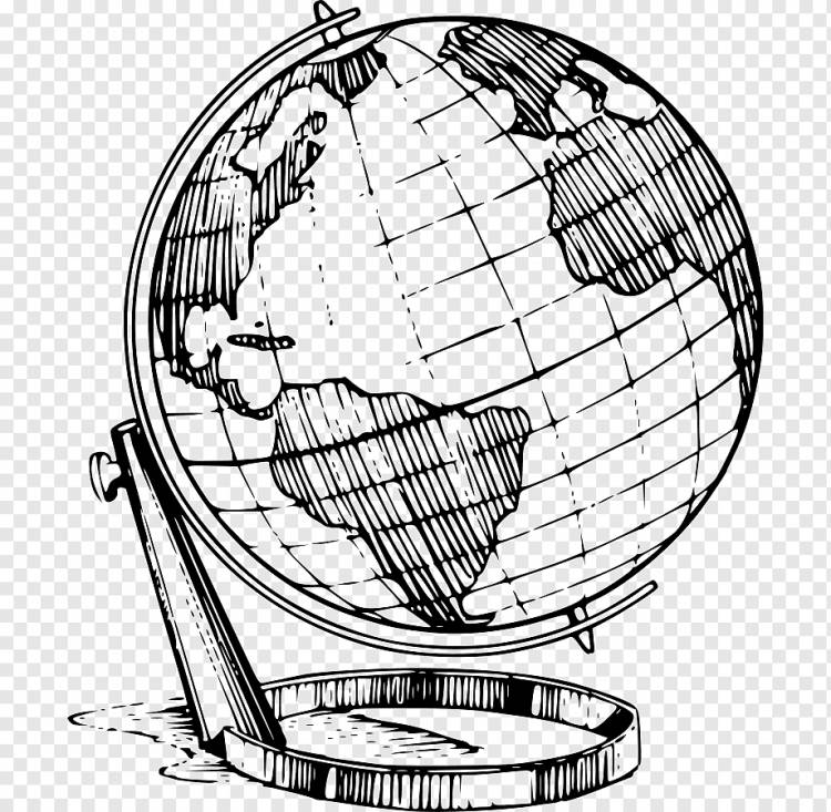 Globe Drawing Line art, Глобус, акварель, разное, глобус png
