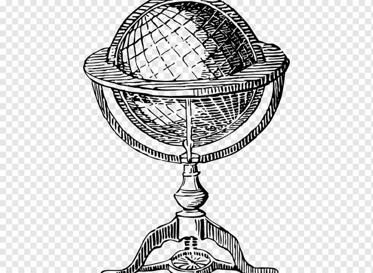 Глобус Земля Рисунок Старого Света, глобус, разное, глобус, монохромный png