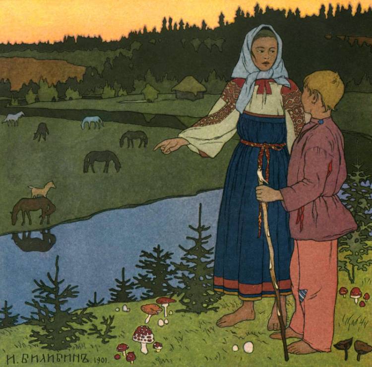 Билибин Иллюстрации к русским сказкам и былинам