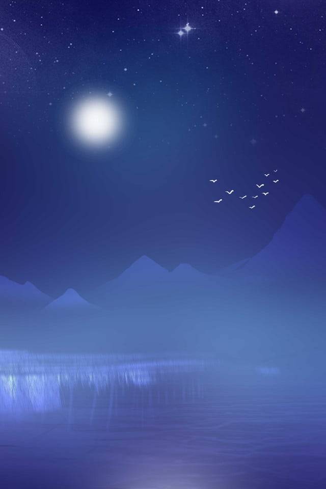 рисованный мультфильм звездное небо иллюстрация плакат фон шаблон Обои Изображение для бесплатной загрузки