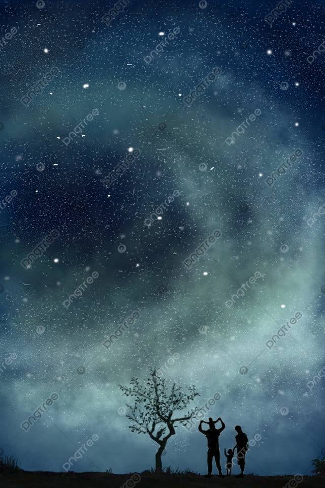 звездное небо ночное небо красиво PNG , помпаж, вся семья, летняя ночь Иллюстрация Изображение на Pngtree, Роялти-фри