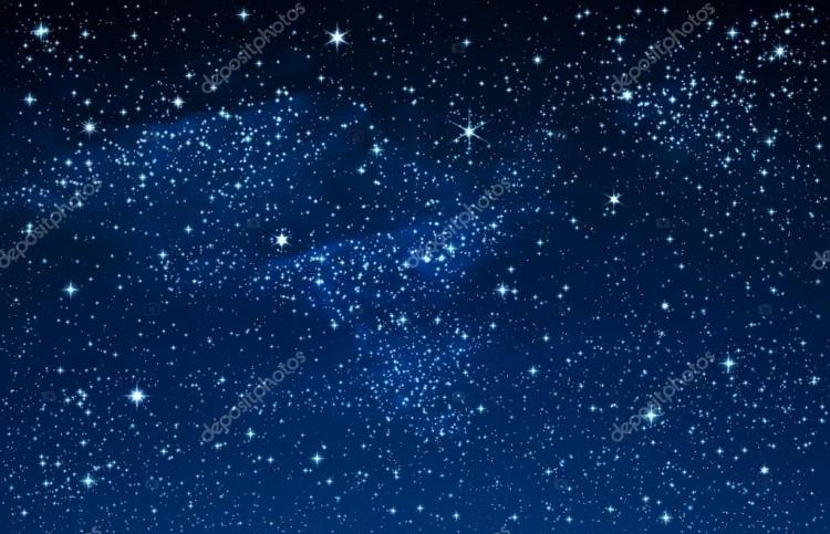 Звёздное небо и галактика Векторное изображение ©djahan