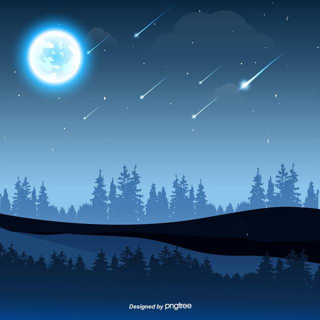 векторный фон голубого неба звездного неба, ночь, Ночное небо, вектор ночного неба фон картинки и Фото для бесплатной загрузки