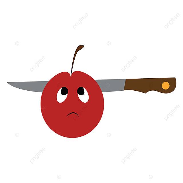 грустное лицо яблоко вектор или цветная иллюстрация PNG , грустно, Apple, питание PNG картинки и пнг рисунок для бесплатной загрузки