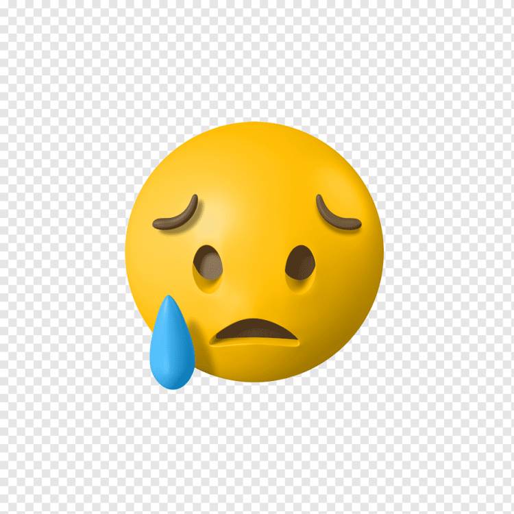 грустное, но с облегчением, лицо, Emoji