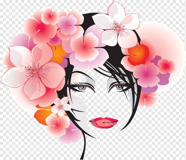 Рисунок логотипа Женщина, женщина, аранжировка цветов, лицо, люди png