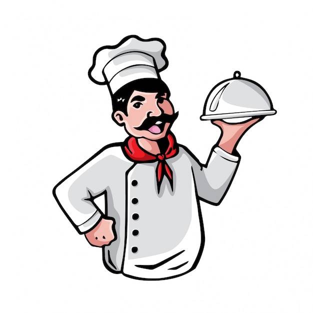 Иллюстрация профессионального шеф-повара