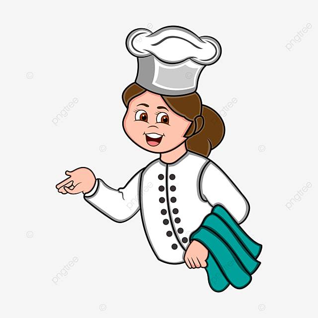 мультфильм повара PNG , шеф повар, повар, женщина PNG картинки и пнг рисунок для бесплатной загрузки