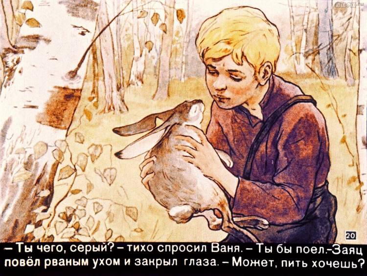 Заячьи лапы Паустовский иллюстрации к рассказу