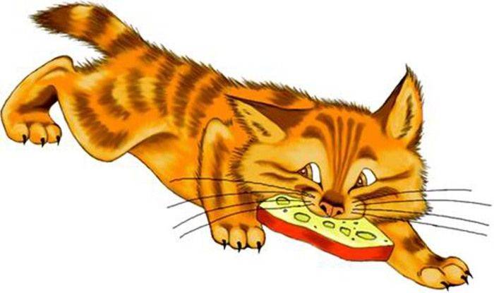 Рисунок кот ворюга Паустовский для учеников