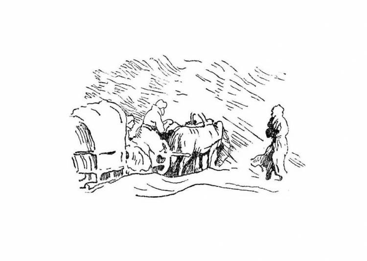 Рисунок на тему метель пушкина 