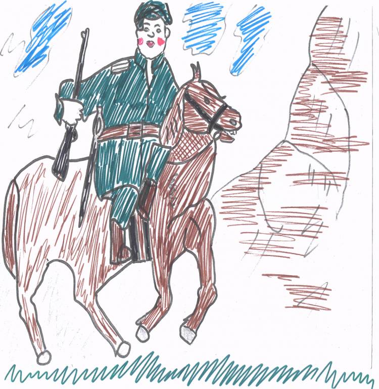 Кавказский пленник рисунок легкий