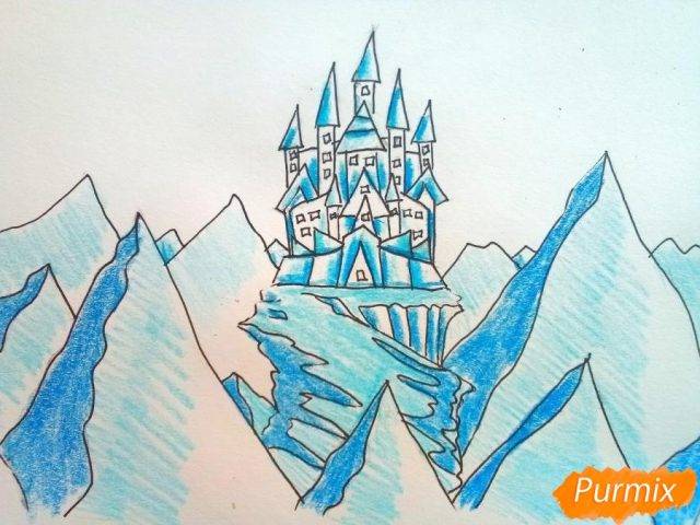Рисунки карандашом Снежная Королева 
