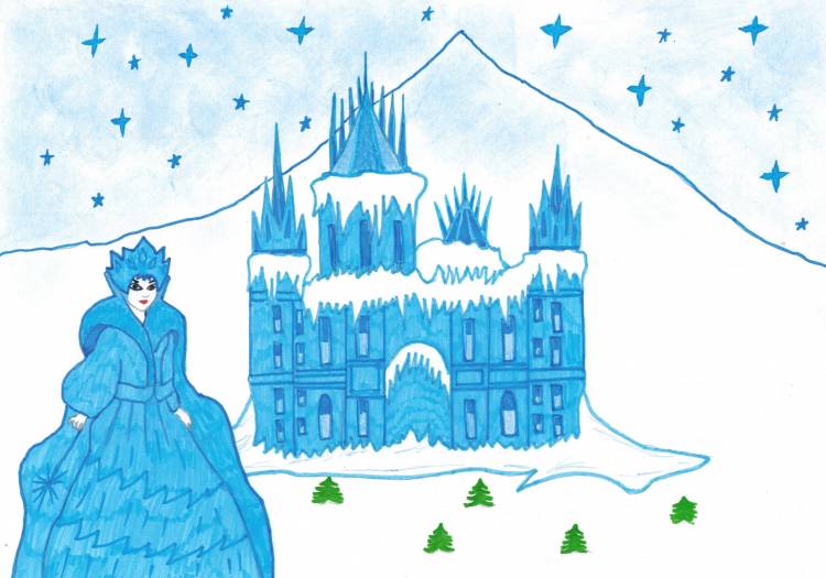 Дом снежной королевы рисунки