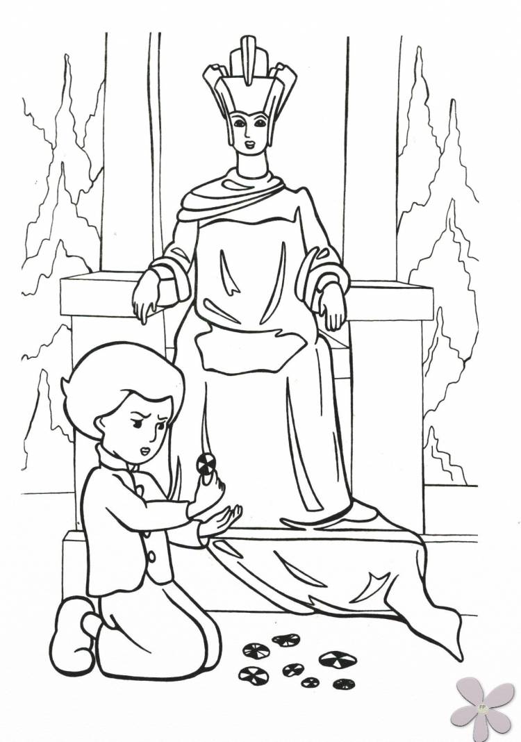 Иллюстрация к сказке Снежная Королева рисунок