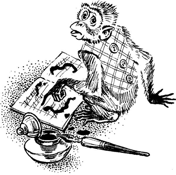 Рисунки карандашом Про обезьянку Житкова 