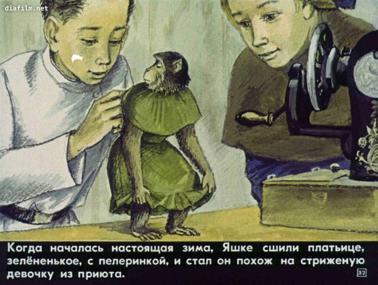 Иллюстрации к рассказу про обезьянку Житков