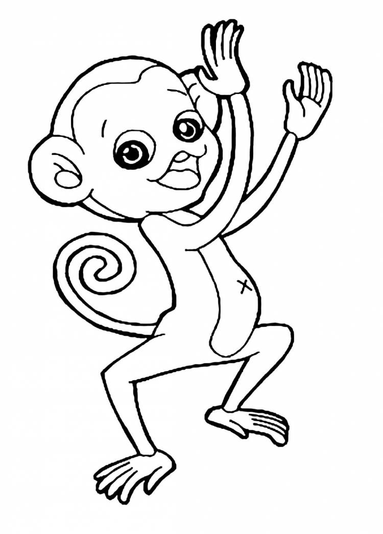 Рисунок обезьяна яшка