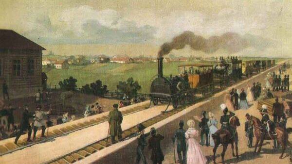 История строительства первой железной дороги в России