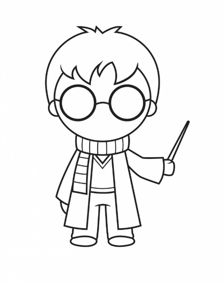 Как нарисовать Гарри Поттера карандашом поэтапно?