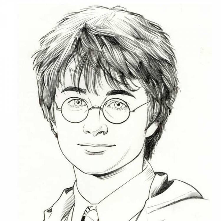 Рисунки Гарри Поттера для срисовки