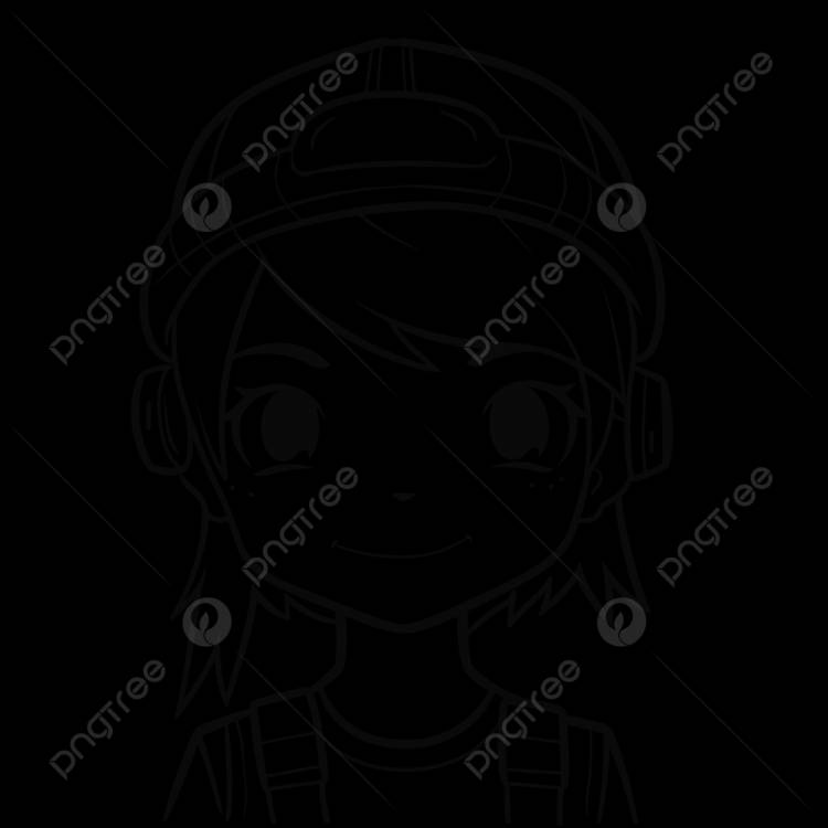 черно белое изображение девушки в шлеме вектор PNG , фортнайт рисунок, фортнайт наброски, фортнайт эскиз PNG картинки и пнг рисунок для бесплатной загрузки