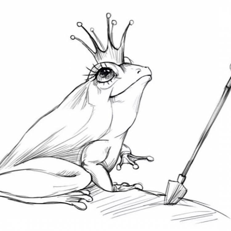 Царевна лягушка рисунок к произведению