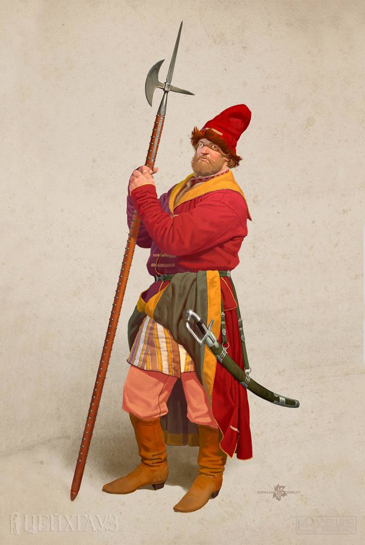 Одежда московской пехоты последней четверти XVII века