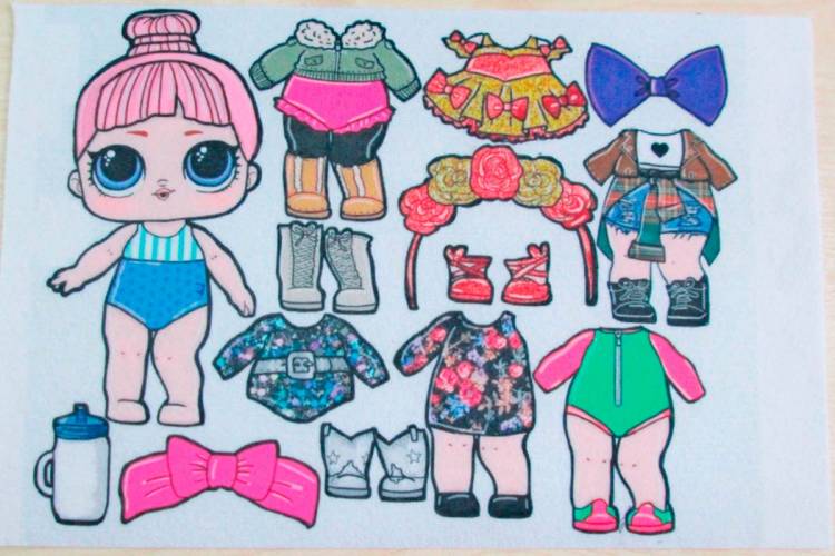 Рисунки одежды для срисовки для девочек 
