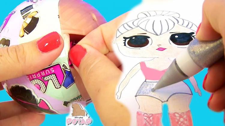 How to Draw LOL Surprise Baby Doll