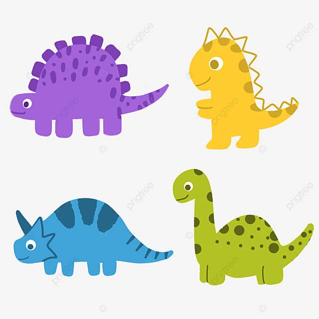Простой рисованный милый дизайн динозавров для детей PNG , просто, дизайн, Дино PNG картинки и пнг PSD рисунок для бесплатной загрузки
