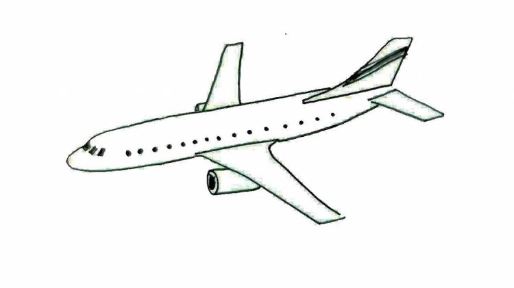 Рисунки самолетов для срисовки