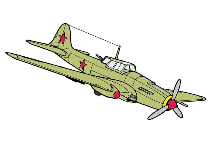 Картинки военных самолётов для детей