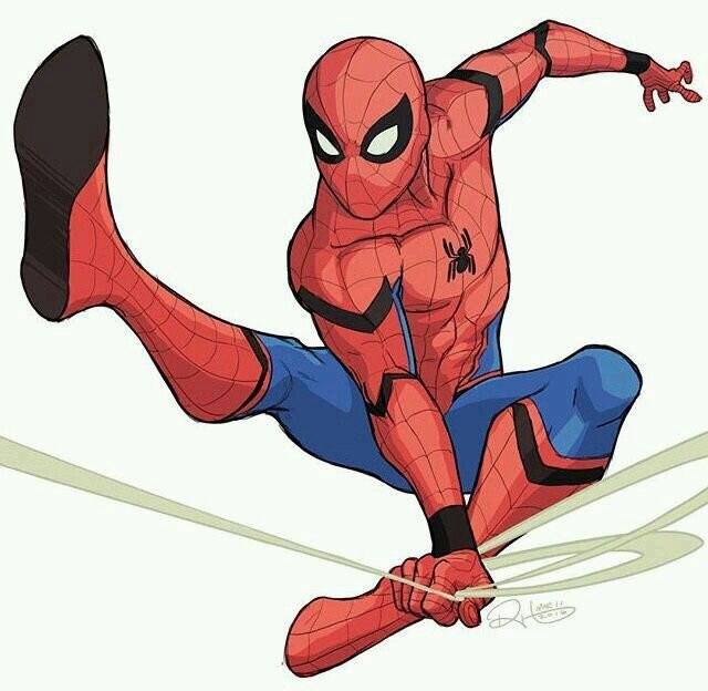 Рисунки Человека-паука для срисовки 