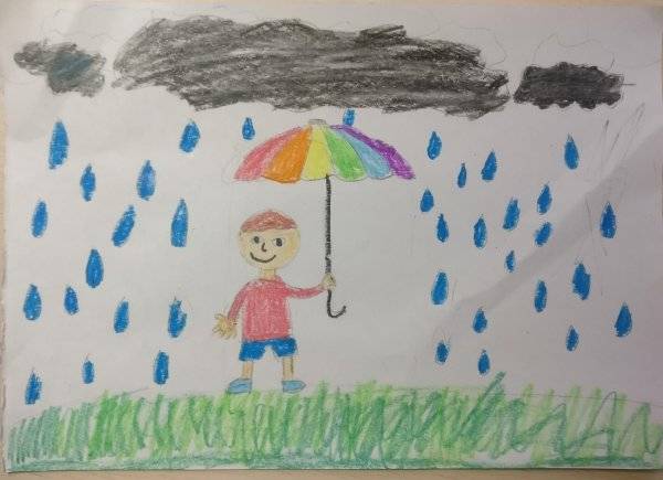 Картинки детские на тему дождь 