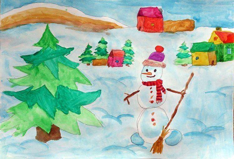 Конкурс рисунков «Зимушка зима»