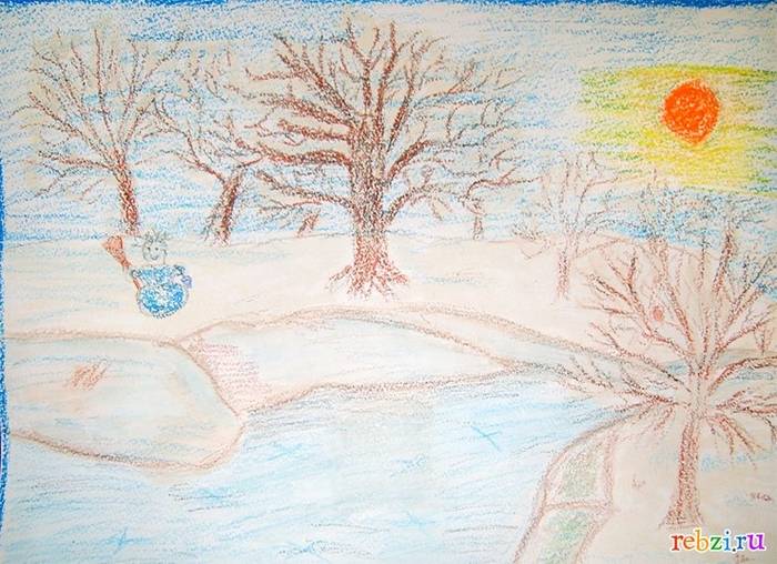 Картинки зима для детей детского сада