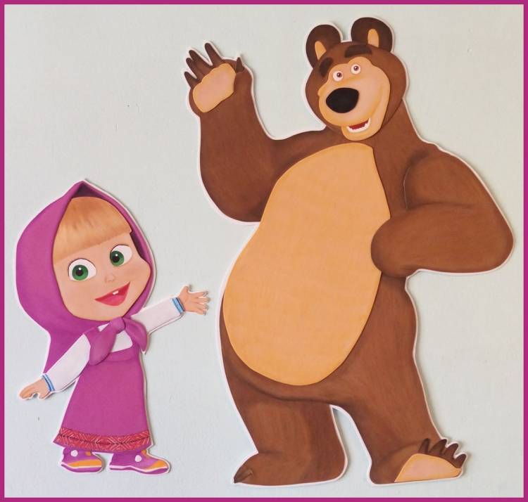 Маша и медведь иллюстрации