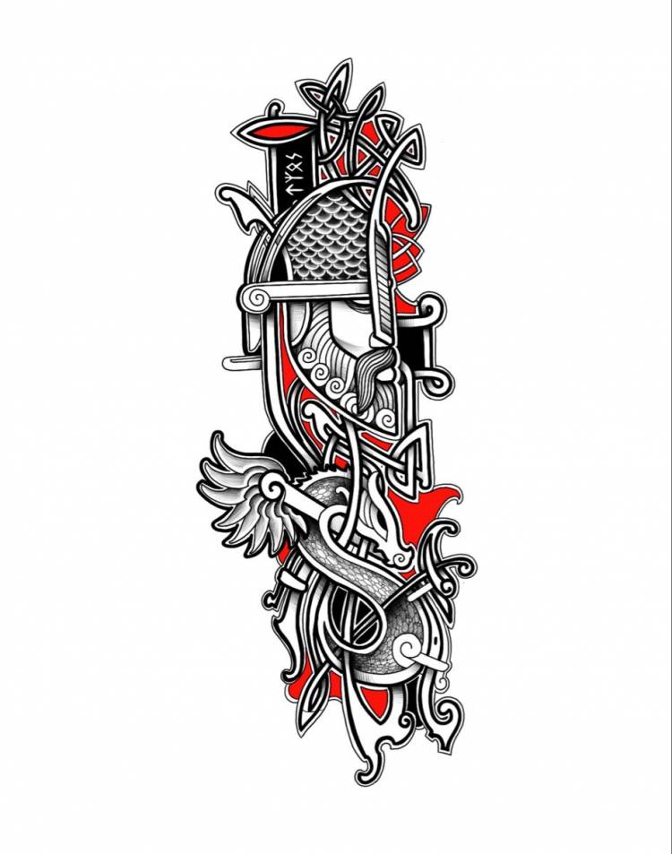Pagan tattoo, Celtic tattoo, Slavic tattoo