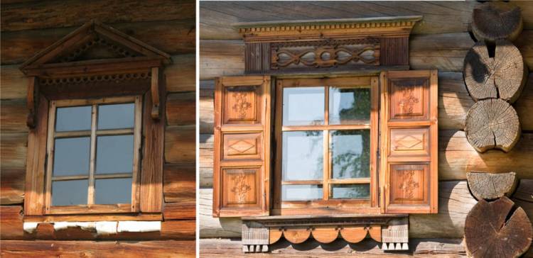 Деревянные наличники на окна, фото, узоры для декоративных резных наличников на русских избах