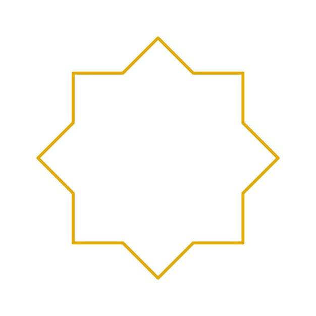 Элемент арабского восточного дизайна векторная иллюстрация